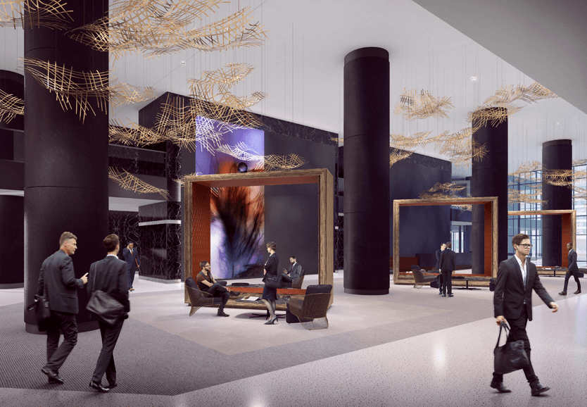 One South Wacker Lobby